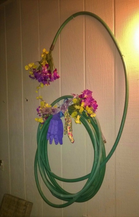 Hose Wreath for Your Deck or Balcony
