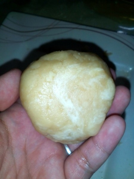 ball of mixed dough