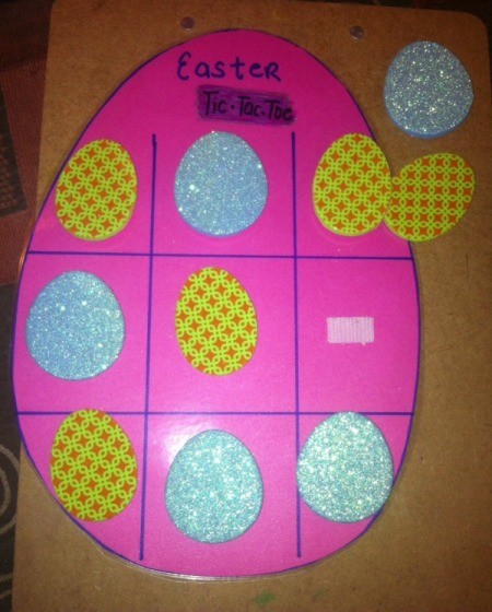 Easter Tic-Tac-Toe - Velcro board