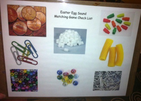 Easter Egg Sound Matching Activity - copy images on Google over to Word and print out doc