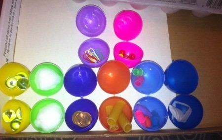 Easter Egg Sound Matching Activity - fill eggs with different items