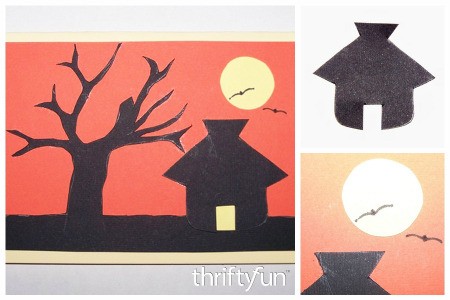 Handmade Sunset Silhouette Card
