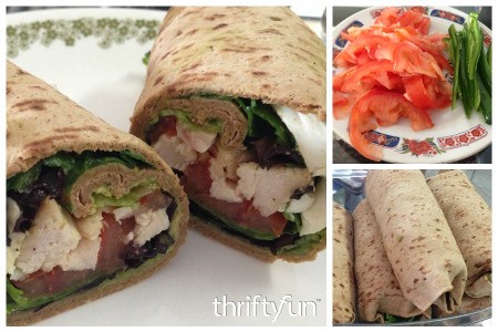 Healthy Rotisserie Chicken Wraps