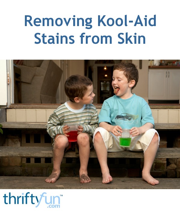 Removing KoolAid Stains from Skin ThriftyFun