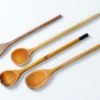 A collection of wooden spoons.