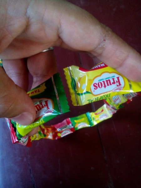 Candy Garland - sew the ends together to form a chain or garland