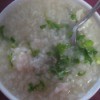 Chicken and Rice Porridge in bowl.