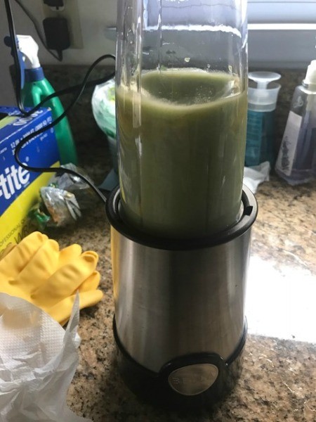 Aloe Drink mixed in blender