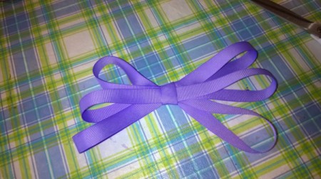 Crochet Bunny Wreath - bow for the wreath