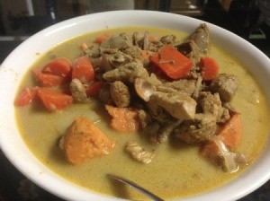 Chicken Curry in a bowl