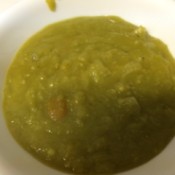 Pressure Cooker Pea Soup in a bowl