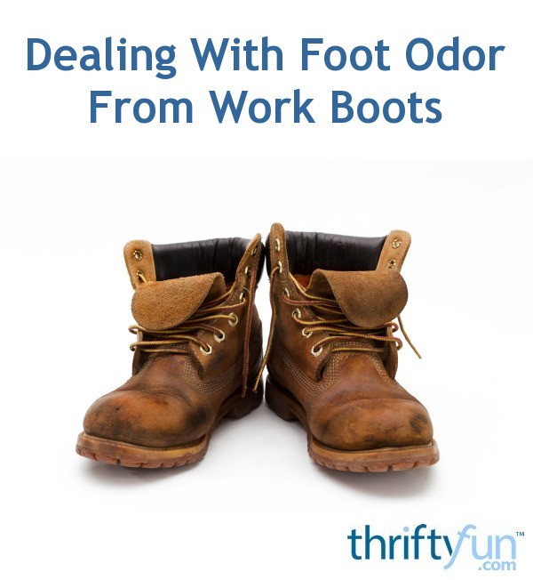 stinky work boots remedy