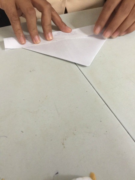 Folded Paper Box - folding up other side