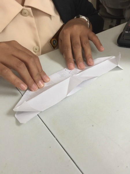 Folded Paper Box - dismantle and flatten