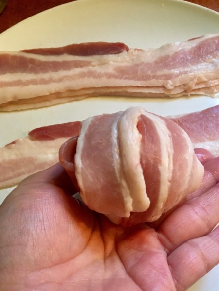 meatball wrapped with bacon
