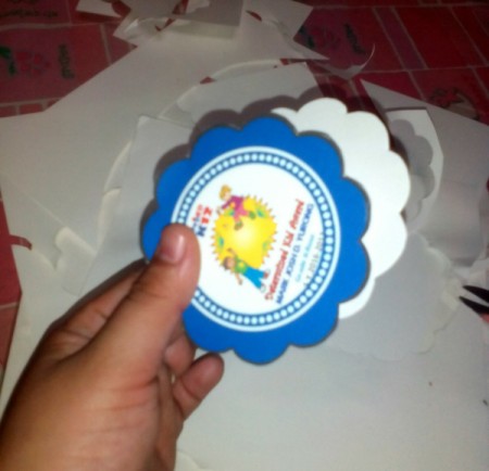 DIY Award Ribbons - it will be the back of the ribbon head