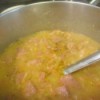 Corned Beef Split Pea Soup in pot