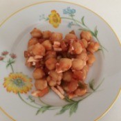 Bean Salsa and Feta Salad on plate