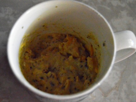 batter mixed in cup
