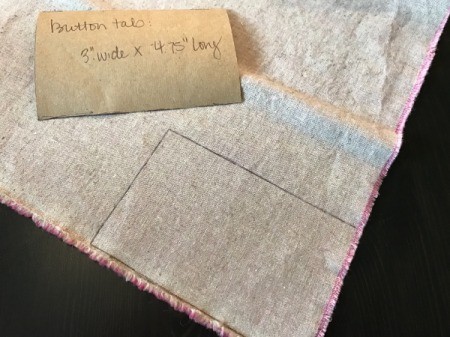 Fabric Cover for Baby Gate - trace onto back side of fabric