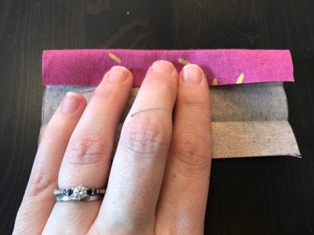 Fabric Cover for Baby Gate - finger press