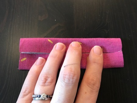 Fabric Cover for Baby Gate - fold both sides into middle