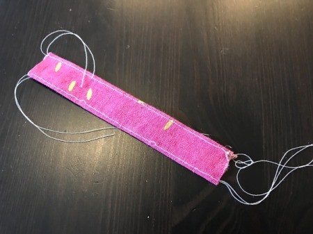 Fabric Cover for Baby Gate - sew close to the edge