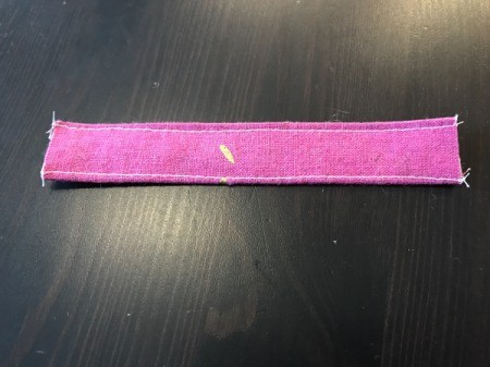 Fabric Cover for Baby Gate - tie threads and trim