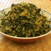 Kale and Onion Quinoa in bowl