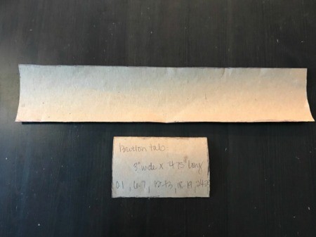 Fabric Cover for Baby Gate - create new template for button loops for top of gate