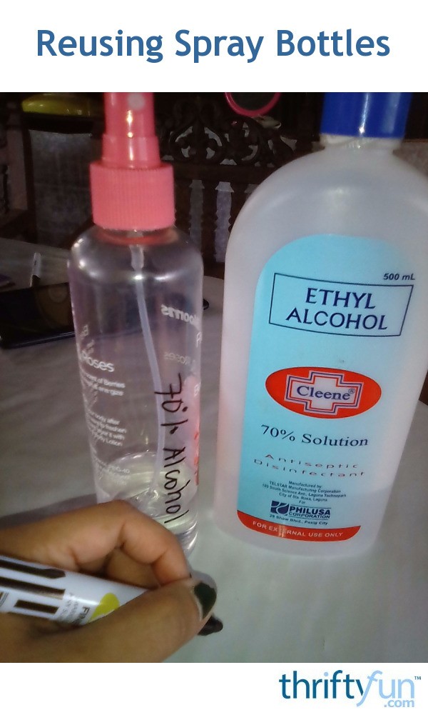 Reusing Spray Bottles ThriftyFun