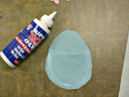 Spring Magnet or Easter Basket Decoration - pocket glued