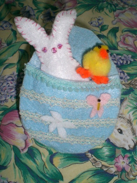 Spring Magnet or Easter Basket Decoration