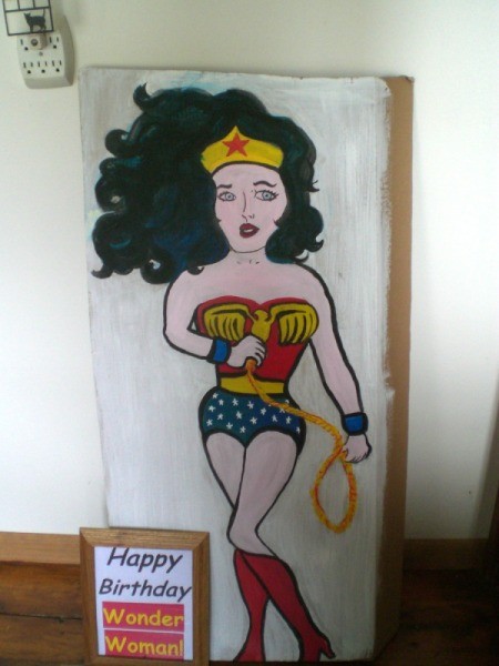 Photo Cutouts for Any Party - Wonder Woman is also 75 this year