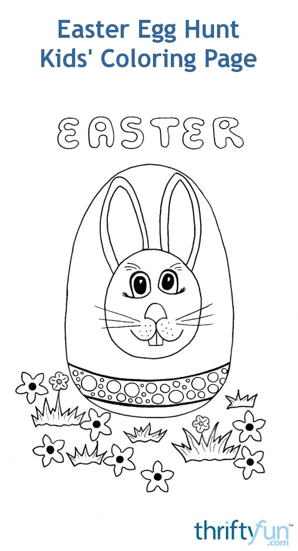Download Easter Egg Hunt Kids' Coloring Page | ThriftyFun