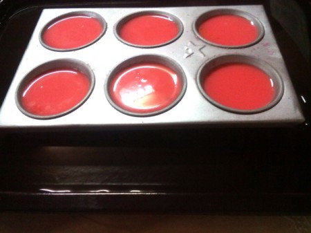 baked Strawberry Custard