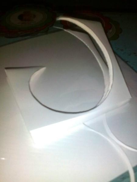 Cutting Duplicate Paper Shapes - left over scrapes of paper for stove