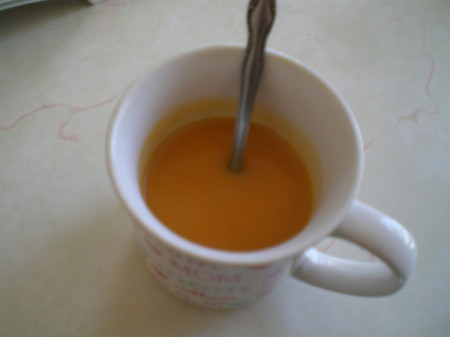 cup of Carrot Ginger Soup