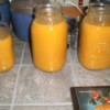 Carrot Ginger Soup in jars