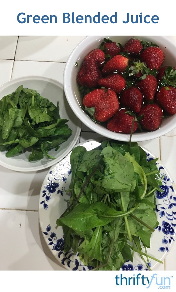 Green Blended Juice With Spinach and Arugula ThriftyFun