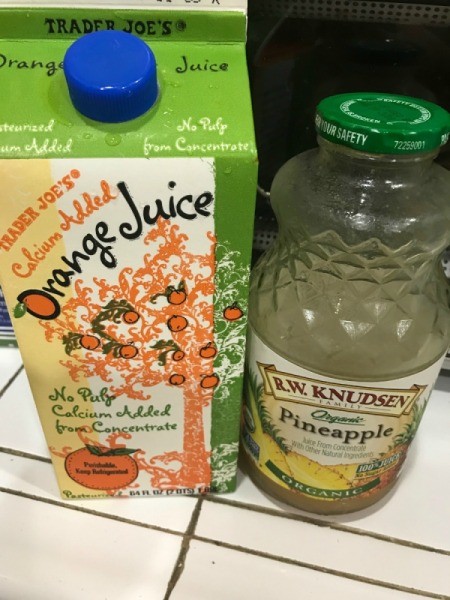 Green Blended Juice ingredients