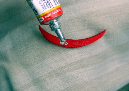 One Eyed Monster Badge - put glue on back of mouth