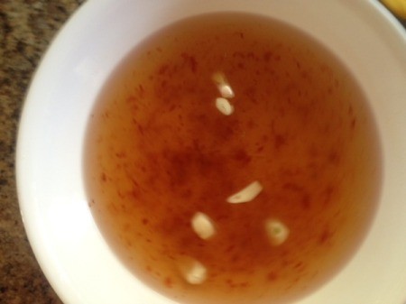 marinating sauce in bowl