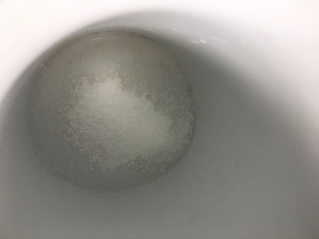 Salt and Ice for Removing Coffee Stains