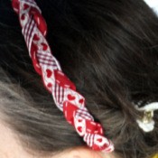 Revamp an Old Headband with Ribbon - ready to wear
