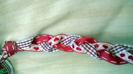 Revamp an Old Headband with Ribbon - braid and tie knot at the other end