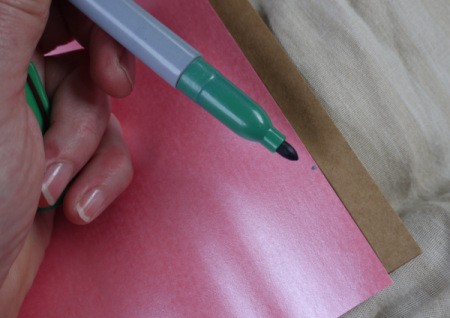 Greetings Card With Stickers - mark ending of line