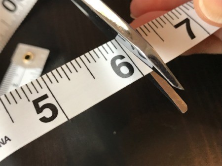 Tape Measure Flower Brooch