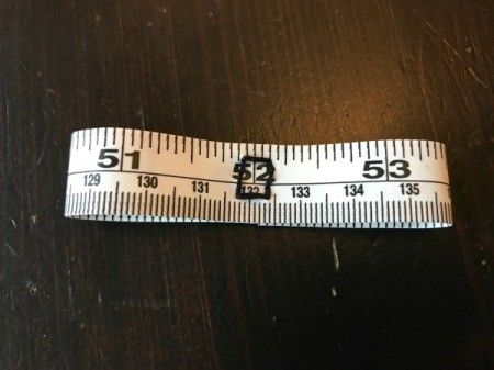 Tape Measure Flower Brooch