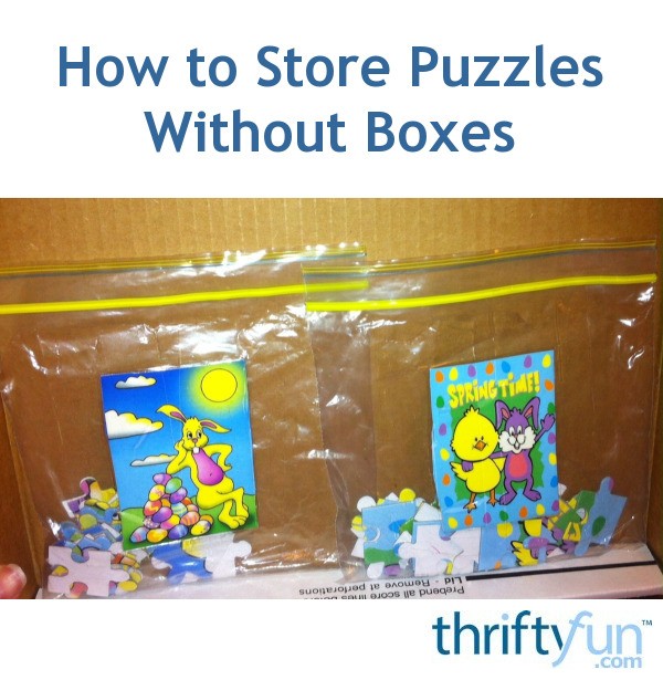 How to Store Puzzles Without Boxes ThriftyFun